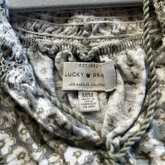 Lucky Brand cotton peasant blouse - Picture 5 of 7